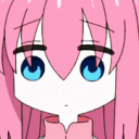 ani_bocchiavoidstare animated Discord emote | Anime Sekai