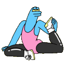 stretch animated GIF emoji from 10 Sets Of Failure🏋🏽