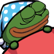 Pepe_Sleep Discord Emoji | ⋆˚𝜗 night owls 𝜚˚⋆