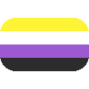 862685flagnonbinary Discord Emoji from The Nerd Dungeon: LGBTQ+, Dating, 18+, and Dungeons