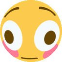 blushblink animated Discord emote from ✧👻˳˚Friends Lounge🌙꒱꒱