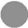 A simple light gray circle centered on a black background.