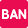 BAN Discord sticker | Interact | Active Chats • VC • Hangout • Chill • Friends • Giveaways • Events • SFW