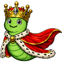 King Discord sticker from WORM
