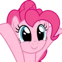PinkieHappy custom emote | MLP Pear Butter Cottage