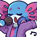 a_e1lyricsing custom emote from 🎤 Riff-Off | Singing, Games, Daily Events, Community