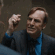 Saul Goodman making various intense and argumentative facial expressions in a series of frames.
