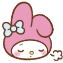 mymelodyemojisigh Discord sticker - bunette Ი⑅𐑼