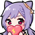 keqingHeart Discord sticker from Curatorium of Secrets