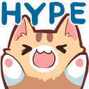nekocathype Discord sticker from Cyberpunk Syndicate ☁୨ৎ