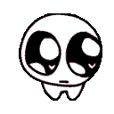 Four cartoon characters with large eyes and minimalist features displaying various expressions including a tongue-out gestur…