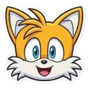 tails Discord sticker from Sonic Fort