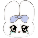 WhiteBunnyCrying Discord Emoji - Pyraea