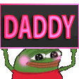 pepedaddy animated GIF emoji from RIZZ HEAVEN | Chill • Hangout • VC • SFW • Events • Friends • Giveaways • Ask to DM • Non Dating