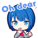 aoc_oh_dear Discord sticker | Anime OhanabiCompany