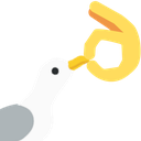 shutseagullmeme Discord sticker from RŌNIN-DAN