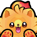 pombon_lick animated emote from Starpatch