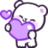 purple_heart_bear Discord Emoji - Roblox LatinoAmerica⭐