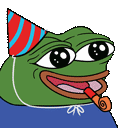 peepo_party animated GIF emoji from Emmys Universe
