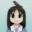Osaka from Azumanga Daioh with a vacant, wide-eyed expression.