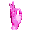 OkPinkSpinningHand animated emote - Cimmarian