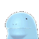 Quagsire transitions from a neutral expression to a wide-mouthed, screaming pose in a four-frame sequence.