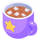 PurpleHotChocolate Discord sticker from Ink & Espresso
