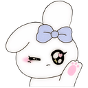 WhiteBunnyWave custom emote | Pyraea