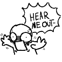 Y_Hear_Me_Out Discord sticker | Arion Legends