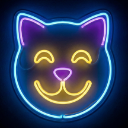 Nyon custom emote from Glitching Neon Code Tier 7