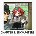 Pyra, Rex, and Malos from Xenoblade Chronicles 2 looking concerned during a dramatic scene.