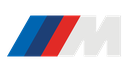 BMW M logo featuring the iconic blue, dark blue, and red stripes next to the letter M.