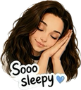 Sooo_sleepy Discord sticker from ♡꒷꒦꒦꒷♡Sweetopia♡꒷꒦꒦꒷♡