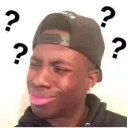 Nick Young making a confused facial expression with question marks floating around his head.