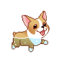 swim_dog animated Discord emote from B L U E H A V E N ⚓
