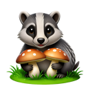 badgerwithmushroom Discord Emoji | The mycelium