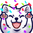 wolf_PARTY42 Discord Emoji from ᛭Ͽ⛈Storm Bringers⛈Ͽ᛭