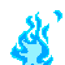 Fireaestheticpastelblue animated GIF emoji | Lovers Cafe™ | Indian Discord Server • Nitro • Voice Chat • Active • India • Hangout • Gaming • SFW