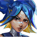 Neon from Valorant looking directly forward with a serious and focused expression.