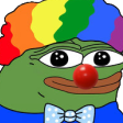 clown Discord sticker from Born2Game 🔥 | Indian Gaming Community • Discord Server • LFG • Voice Chat • Valorant • Minecraft •