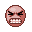 A pixelated face with eyes squeezed shut and teeth clenched in a painful grimace.