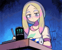 tiredmonster animated Discord emote from Optimus