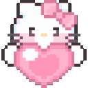 23hellokittyheart1_owohub animated GIF emoji from ୨ Caféx ୧／Social  ﹒ International ﹒Nitro﹒pfps﹒Fun (Masti)