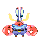 tweaking_mrkrab animated GIF emoji - Autism Mansion