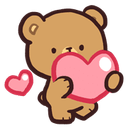 mocha_heart custom emote from 𐔌  ℘etalb𖹭und ꒱