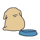 ArtistCafe_dogpout Discord sticker - Artist Cafe