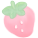 zpink_strawberry Discord sticker | The Cozy Corner 🌸