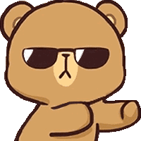 DE_bearthumbsup animated Discord emote - Trophy's Paradise