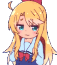blush animated GIF emoji from ୨୧