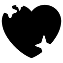 8858_ShinyBlackHeart Discord Emoji - Nashe™ | Social . PFPs . Gwys